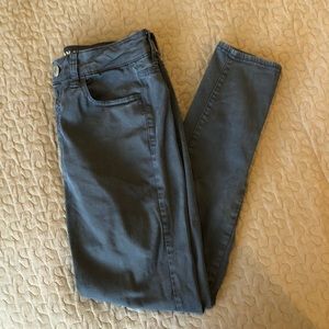 Dark blue hi-rise jeggings